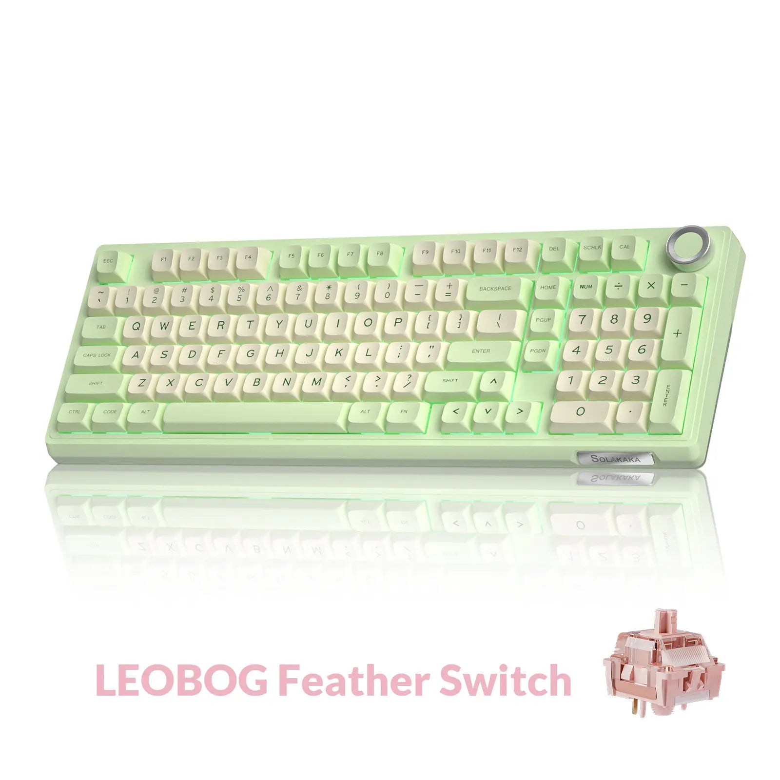 SOLAKAKA KI99 Pro Quiet Illuminated Mechanical Gaming Keyboard - 96% Hot Swappable Gasket Design, Silent Switches, Quick Wireless Connection, Creamy PBT Color-Changing Keycaps, Customizable White Grey PC Accessory, RGB Lights, Long-Lasting Batteries