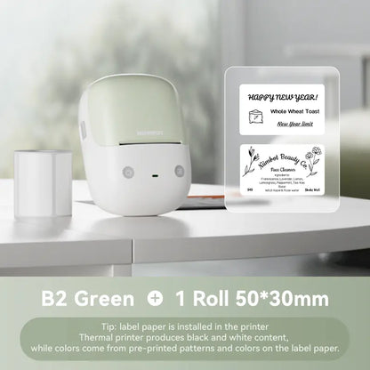 NIIMBOT B2 Label Maker Machine with Tape, Portable Bluetooth 2Inch Label Printer with Multiple Templates, Thermal Labeler for Home Kitchen Office Coffee Shop Bakery Organization,Back to School,Back to School Haul