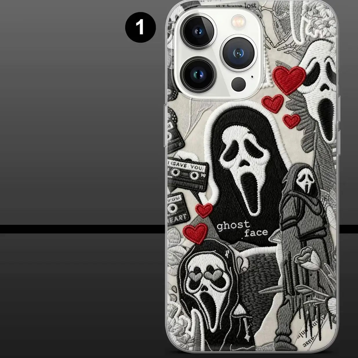 Scream Phone Case Horror Scary Movie Ghostface Compatible with Iphone X, 11, 12, 13, 14, 15, 16, 17 & Samsung